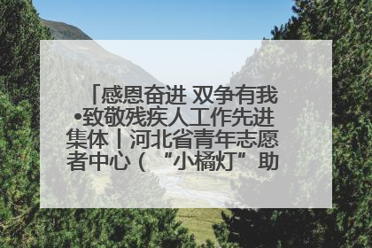 感恩奋进 双争有我•致敬残疾人工作先进集体丨河北省青年志愿者中心（“小橘灯”助残接力计划实施团队）：用温暖陪伴，守护特殊孩子成长